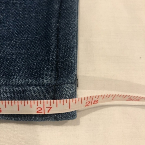 KANGOL Stretch Knit Denim Skinny Fit Jeans w/ logo - Picture 9 of 10